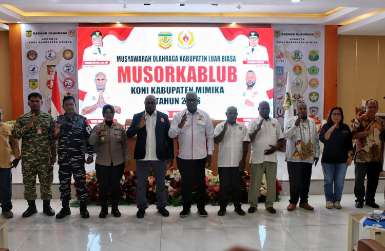 KONI Mimika Gelar MUSORKABLUB 2026, Perkuat Tata Kelola dan Prestasi Olahraga 