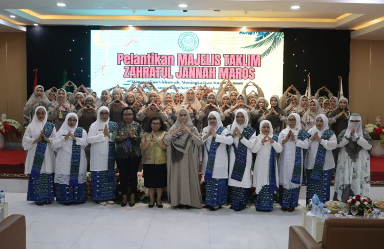 PENGURUS MAJELIS TAKLIM ZAHRATUL JANNAH MAROS MIMIKA PERIODE 2026-2029 RESMI DILANTIK