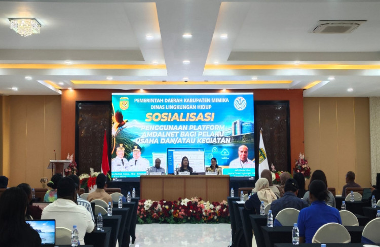 DLH Mimika Sosialisasikan Platform Amdalnet untuk Tingkatkan Pelayanan Persetujuan Lingkungan