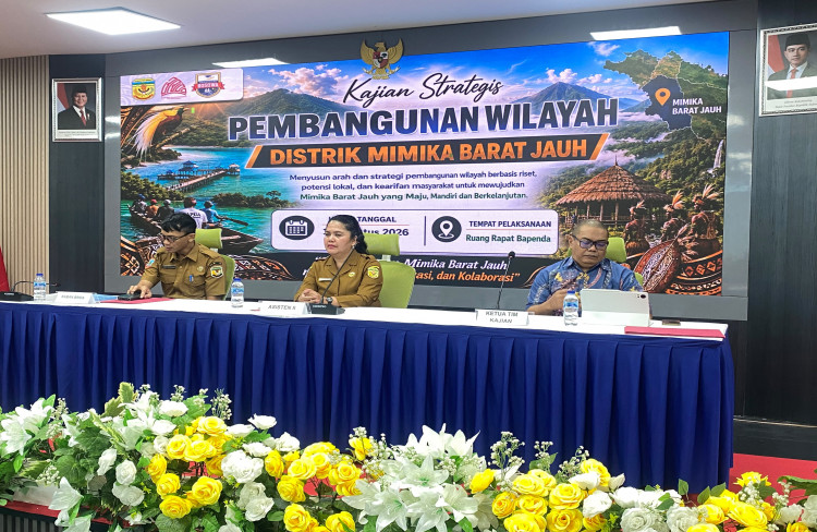 Pemkab Mimika Dorong Kajian Strategis Pembangunan Mimika Barat Jauh Berbasis Potensi dan Kebutuhan Masyarakat