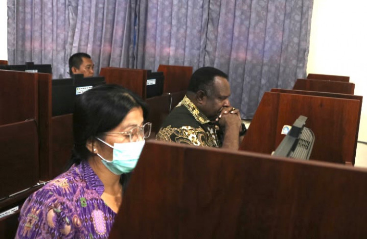 PJ Sekda Mimika Ikuti Profiling ASN di Tilok SMP Negeri 11 Mimika