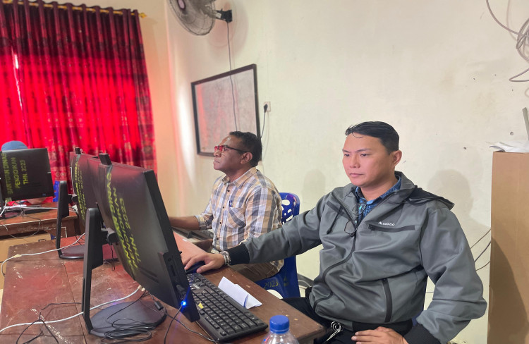 Hari Terakhir Profiling ASN, Kepala Brida Mimika Hadir di Tilok SMP Negeri 11