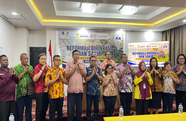 Bagian Ortal Setda Mimika Perkuat Reformasi Birokrasi dan SAKIP