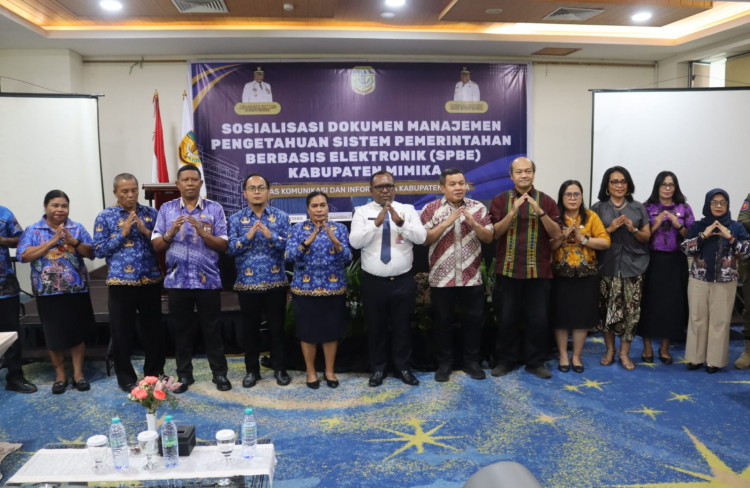 Dinas Kominfo Mimika Gelar Sosialisasi Dokumen Manajemen Pengetahuan SPBE