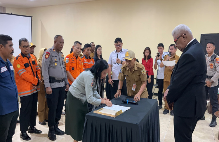 Pelantikan dan Pembinaan TRC-PB BPBD Mimika Perkuat Kesiapsiagaan Penanggulangan Bencana