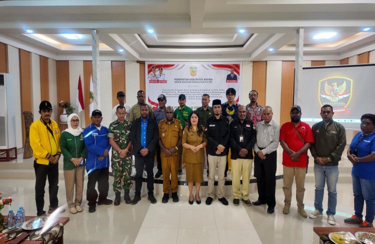 Kesbangpol Mimika Gelar FGD Program Bina Politik, Perkuat Pendidikan dan Kedewasaan Demokrasi Masyarakat