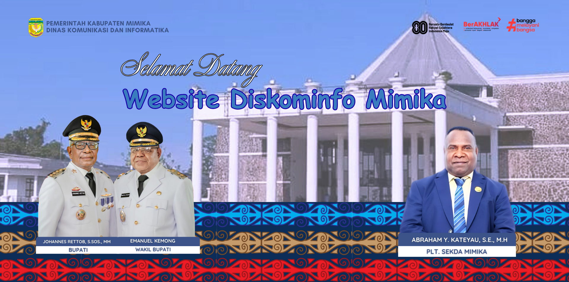 SELAMAT DATANG DI WEBSITE DISKOMINFO MIMIKA